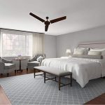 Veto 1200 mm 75 Watt Windy Ceiling Fans, Matt Brown - Image 3